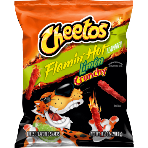CHEETOS® Crunchy FLAMIN' HOT® Limón Cheese Flavored Snacks Cheetos
